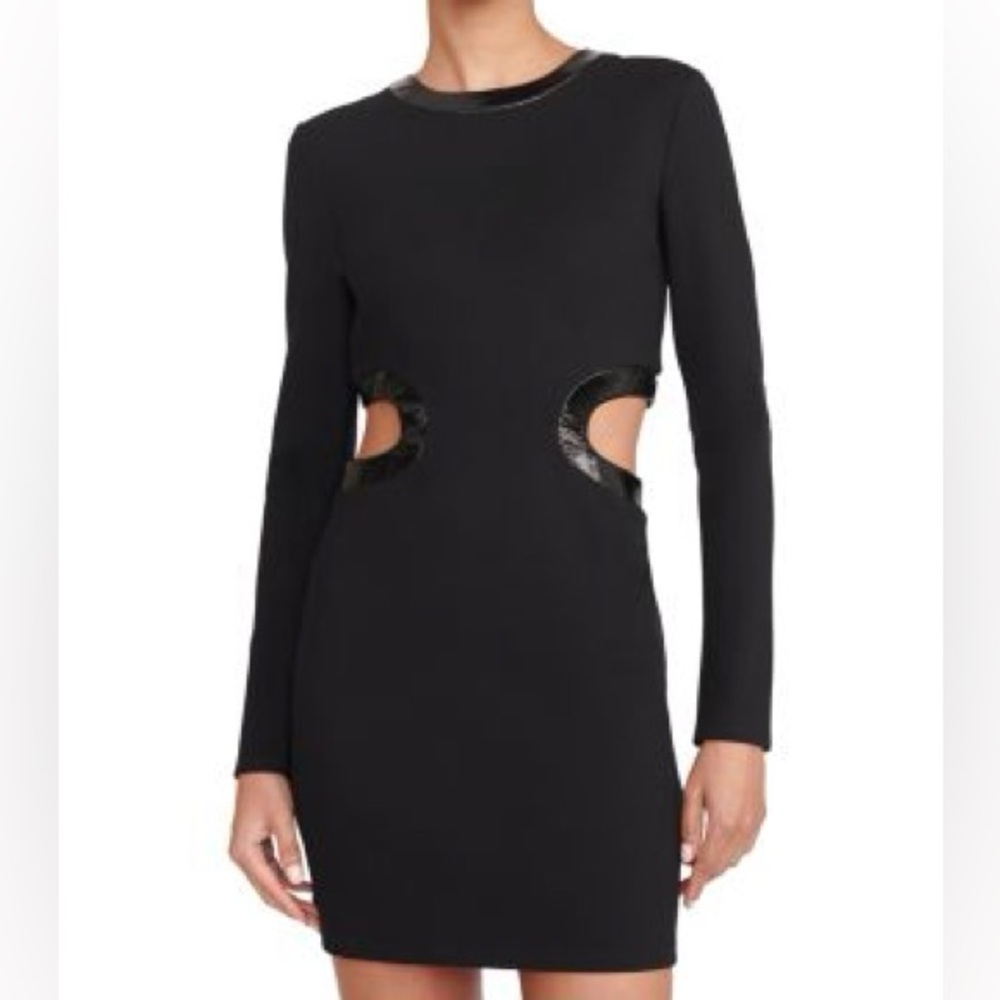 Black Longsleeve Staud Cutout Dress Size S